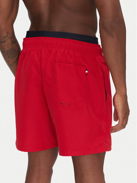 Tommy Hilfiger Tommy Hilfiger Σορτς κολύμβησης UM0UM03489 Κόκκινο Regular Fit