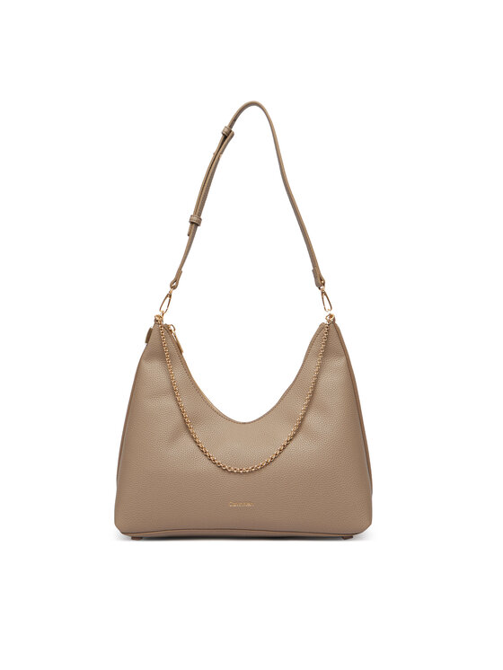 Calvin Klein Calvin Klein Kabelka Emblem Hw Pebble Shoulder Bag LV04F3495G Béžová