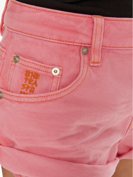 One Teaspoon One Teaspoon Pantaloni scurți de blugi Bandits 26780 Roz Regular Fit