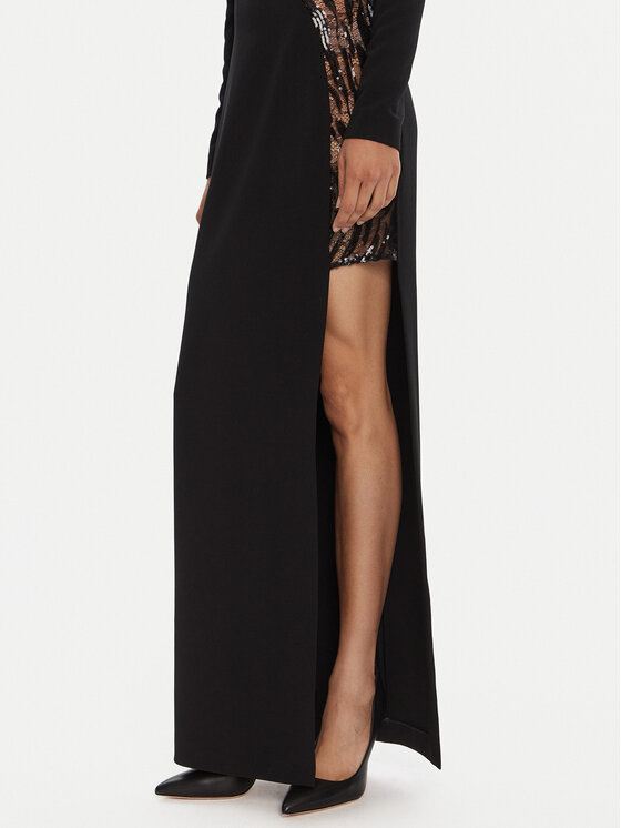 Just Cavalli Just Cavalli Večernja haljina 79PAO919 N0587 Crna Regular Fit