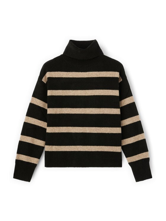 Motivi Motivi Sweter M100W003789N0Z3 Czarny Regular Fit