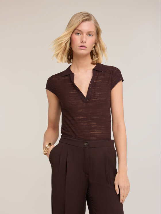 Motivi Motivi Maglione M204W003913N022 Marrone Regular Fit