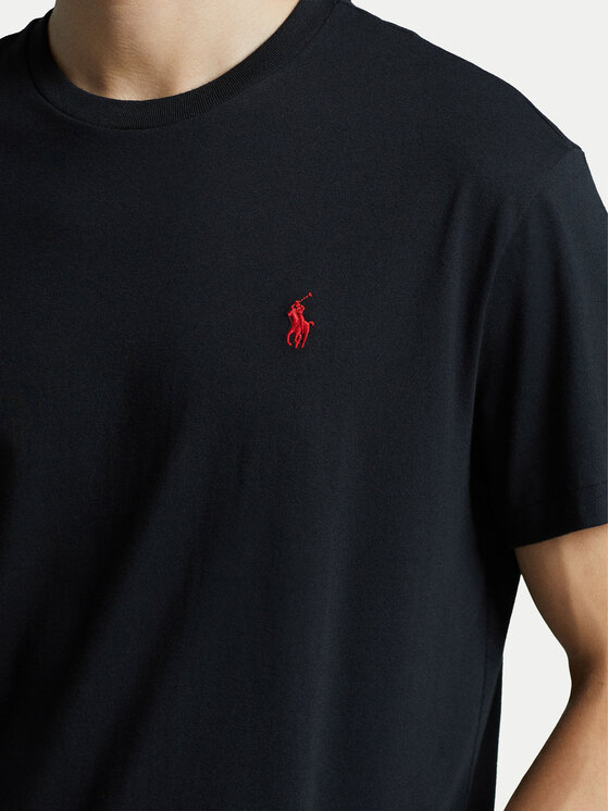 Polo Ralph Lauren Polo Ralph Lauren T-Shirt Bsr 710680785 Czarny Custom Slim Fit