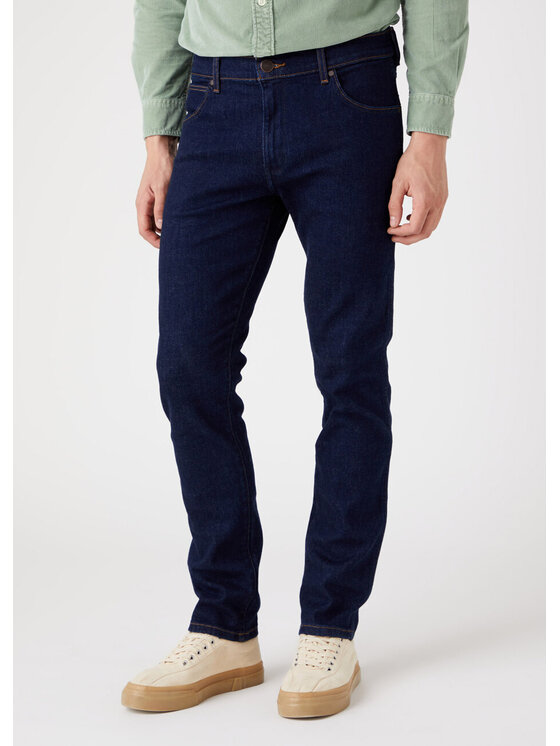 Wrangler Wrangler Jeansy LARSTON Niebieski Slim Fit