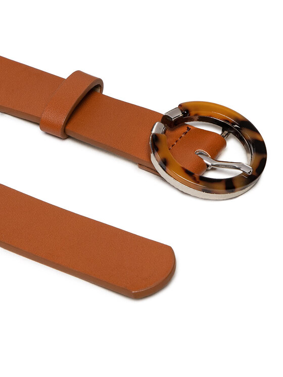 Pieces Pieces Жіночий ремінь Pcnilla Jeans Belt 17129665 Коричневий