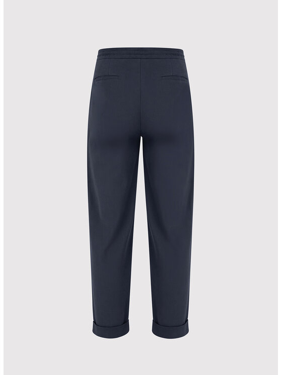 Pako Lorente Pako Lorente Spodnie materiałowe P24WF-WX-006 Granatowy Relaxed Fit