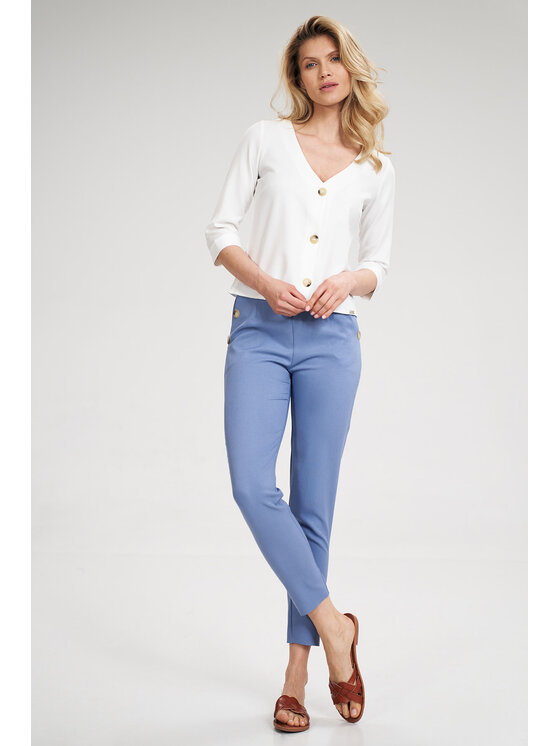 FIGL FIGLFIGL Blusa M699 Bianco Regular Fit