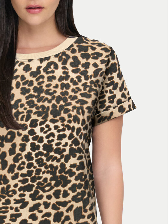 JDY JDY Každodenní šaty New Ivy 15298074 Hnědá Regular Fit
