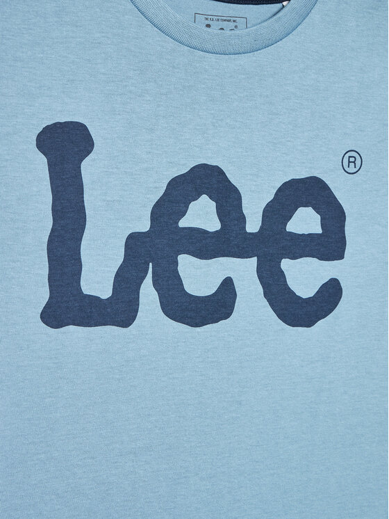 Lee Lee Tričko LEE0002 Modrá Regular Fit