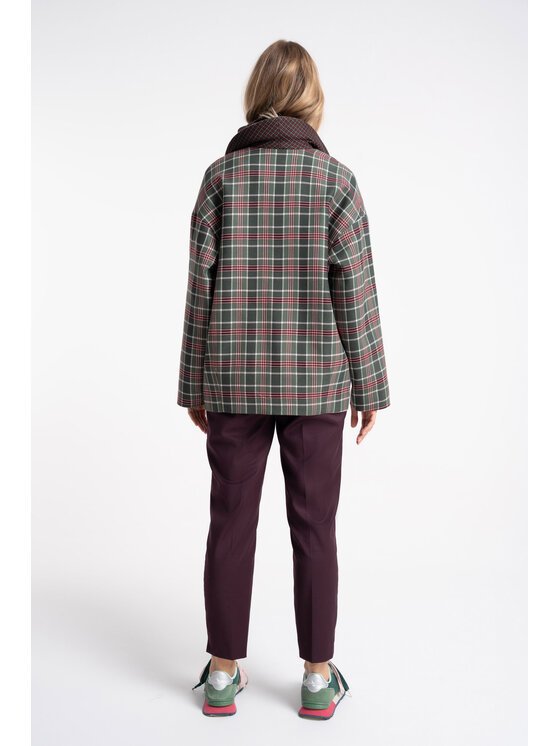 CLICK CLICK Μπουφάν μεταβατικό 71-0110 Πράσινο Comfortable Fit
