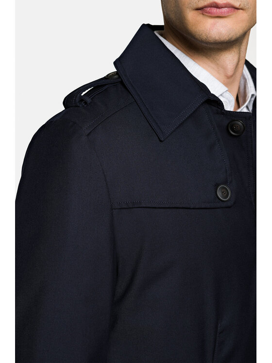 Lancerto Lancerto Trencz Molson 2 KU131222000001 Granatowy Regular Fit