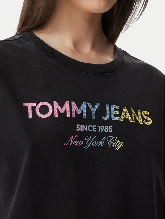 Tommy Jeans Tommy Jeans T-shirt DW0DW22803 Nero Oversize