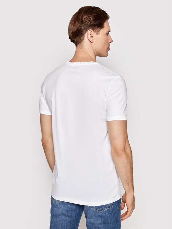 Set di 2 T-shirt 79681-0014 Bianco Slim Fit