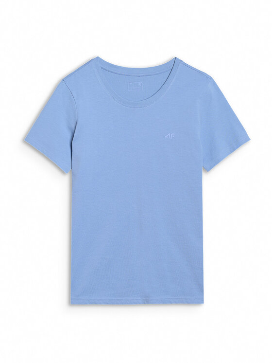 4F 4F T-Shirt FWMM00TTSHF2356-32S Μπλε Regular Fit