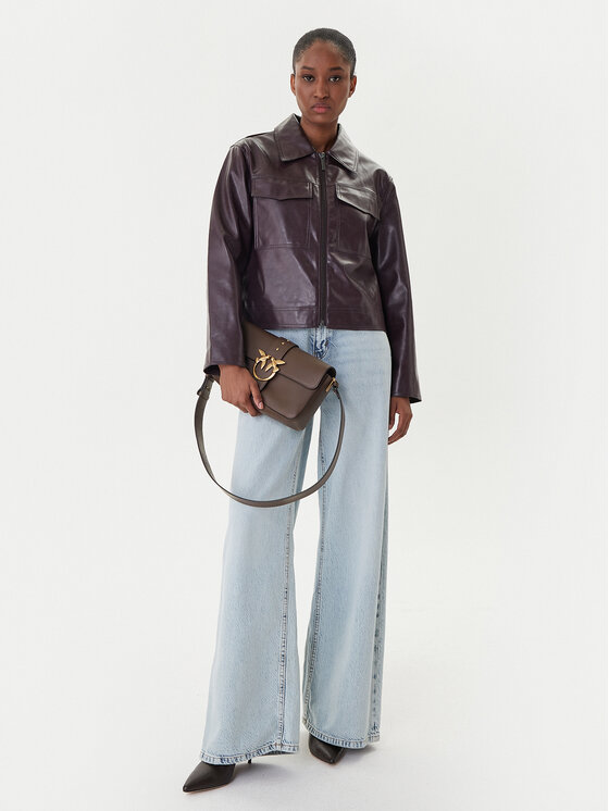 PINKO PINKO Τσάντα Love One Mini Slouchy Fl 104524 A0QO Καφέ