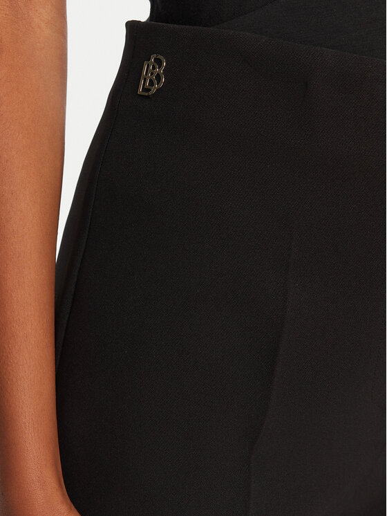 Babylon Babylon Текстилни панталони S00551 Черен Regular Fit