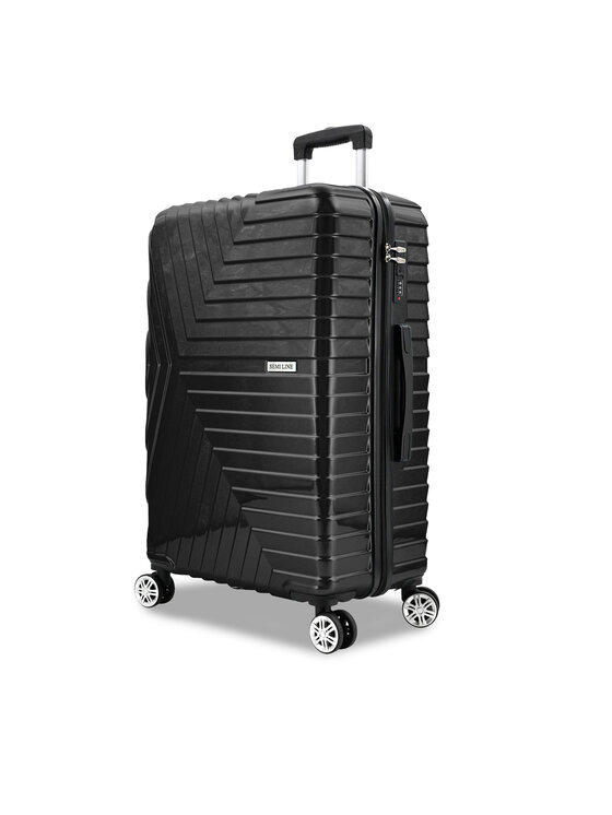 Semi Line Semi Line Μεσαία Βαλίτσα T5765-2 Μαύρο