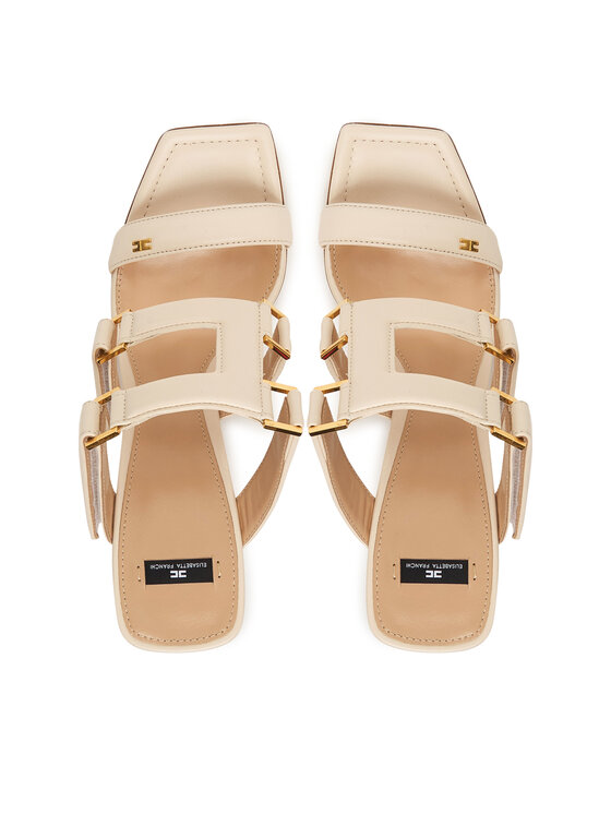 Elisabetta Franchi Elisabetta Franchi Шльопанці SA-44L-62E2-V620 Кремовий