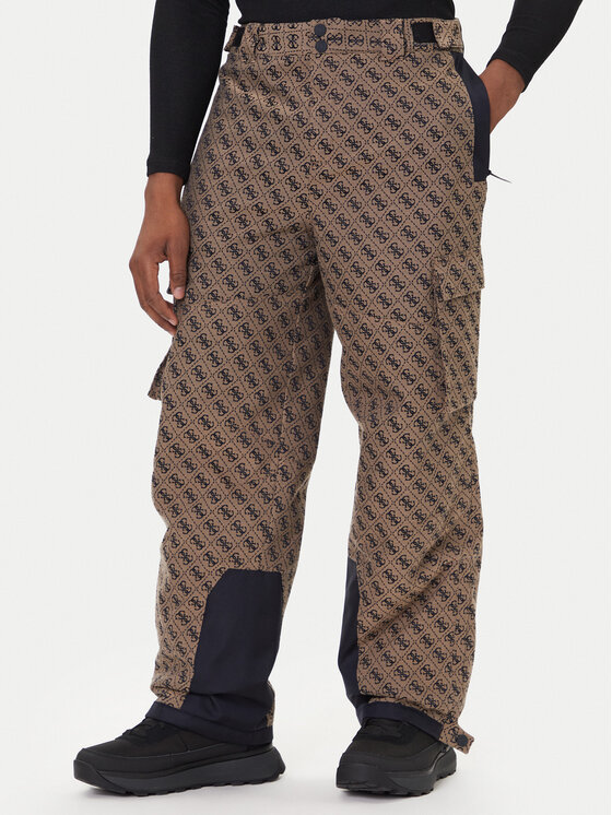 Guess Guess Гірськолижні штани M5BB77 WF182 Коричневий Regular Fit