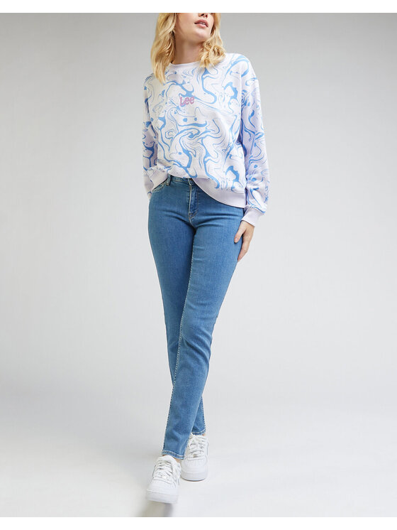 Lee Lee Jeansy ELLY Niebieski Slim Fit