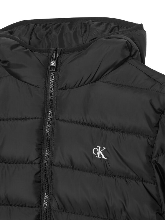 Calvin Klein Jeans Calvin Klein Jeans Übergangsjacke Ck Monogram LVCKTJM15B Schwarz Regular Fit