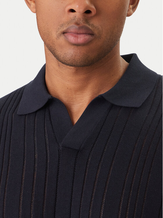 KARL LAGERFELD KARL LAGERFELD Polo 655016 562304 Granatowy Regular Fit