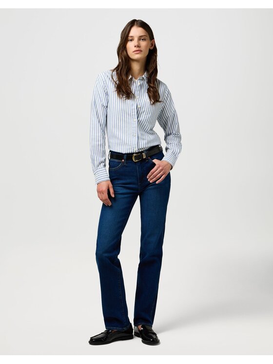 Wrangler Wrangler Jeansy STRAIGHT Niebieski Straight Leg
