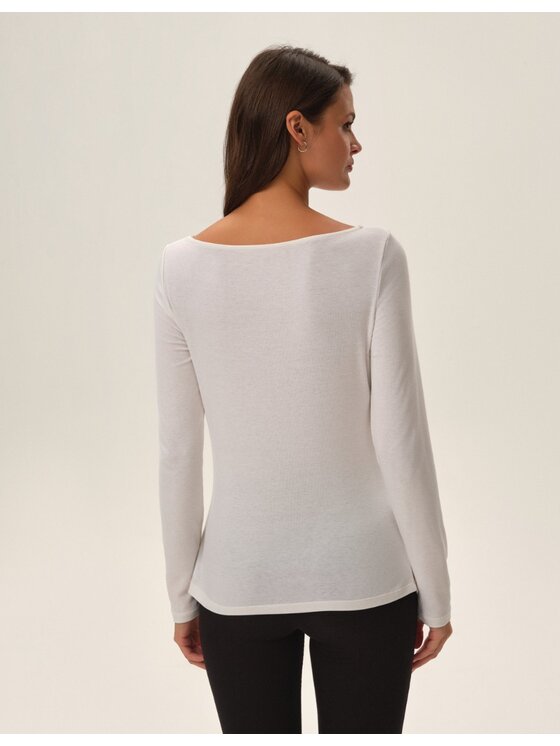 Esotiq Esotiq Bluzka 42199 Beżowy Regular Fit