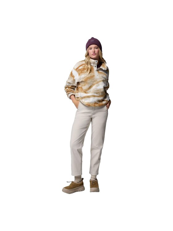 Columbia Columbia Polar Helvetia™ II Printed Cropped Half Snap Fleece Niebieski Regular Fit