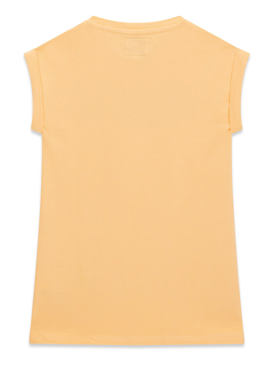 Guess Guess Každodenné šaty K6GK10 KAE24 Svetlo oranžová Regular Fit