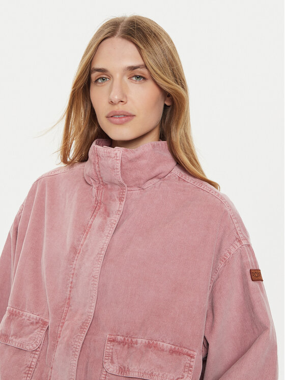 Roxy Roxy Geacă Slow Song ERJJK03614 Roz Oversize