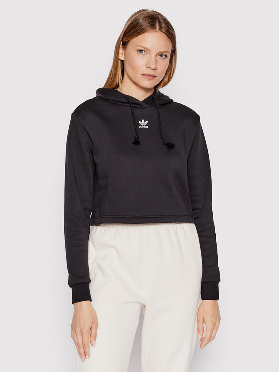 adidas adidas Džemperis adicolor Essentials HM1829 Juoda Relaxed Fit