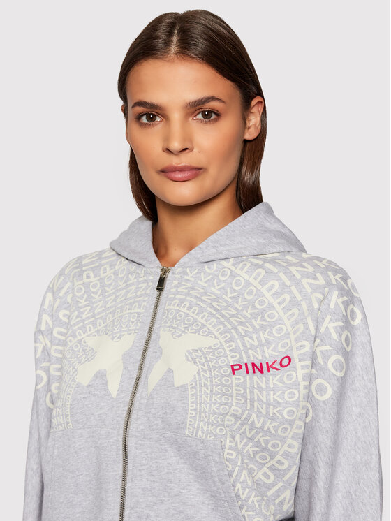 PINKO Pinko Μπλούζα Altaguardia 1G16W1 Y7JQ Γκρι Cropped Fit