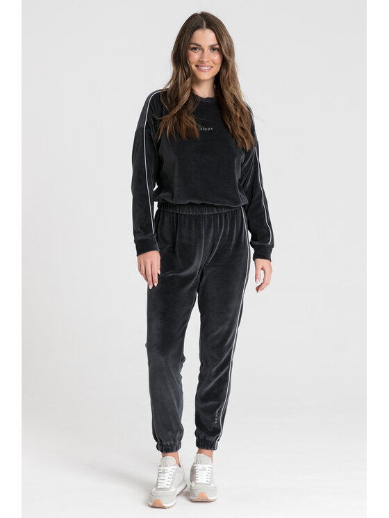 LaLupa LaLupa Bluza LA084 Czarny Comfortable Fit