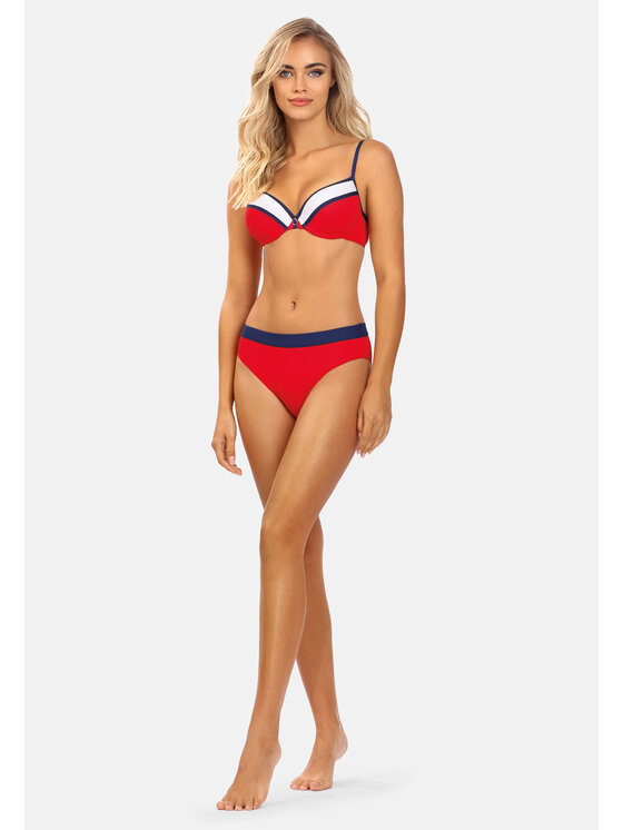 Miss Lou Miss Lou Bikini ML005 Czerwony