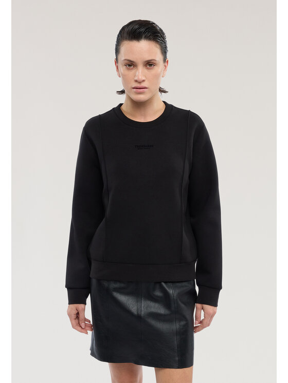 Trussardi Trussardi Felpa G8506000226N033 Nero Regular Fit