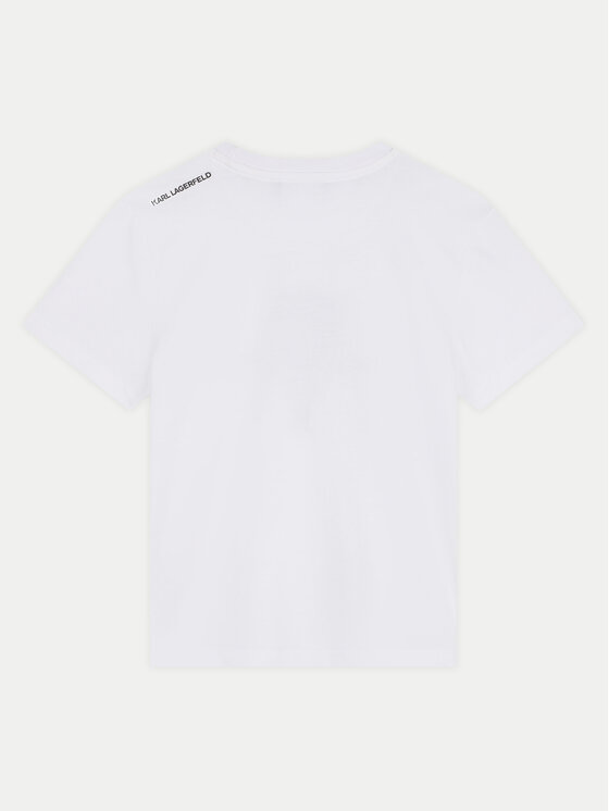 Karl Lagerfeld Kids Karl Lagerfeld Kids T-shirt Z30239 S Bijela Regular Fit