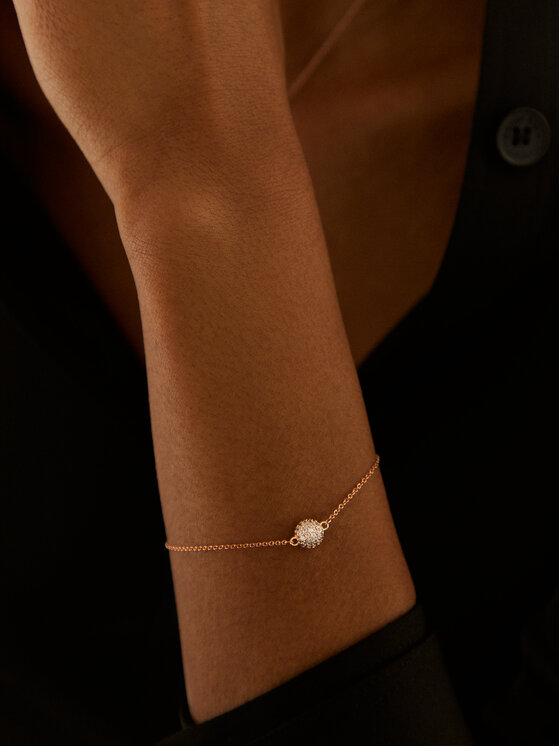 Daniel Wellington Daniel Wellington Apyrankė Pavé DW00400626 Rožinio aukso padengimas