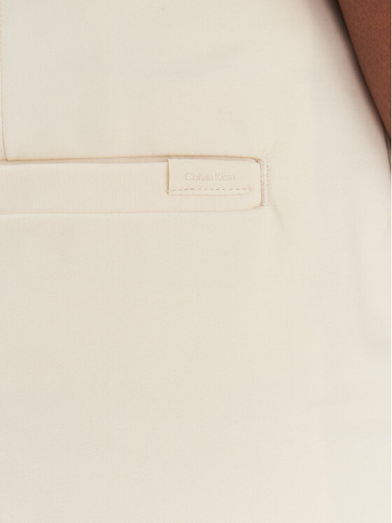 Calvin Klein Calvin Klein Chinosy LV044B916G Écru Regular Fit