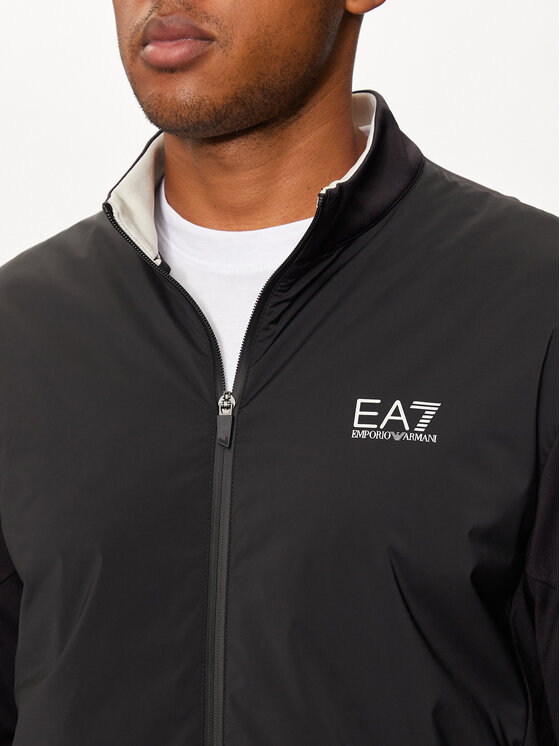 EA7 Emporio Armani EA7 Emporio Armani Bunda pro přechodné období 6DPM85 PJUFZ Černá Regular Fit