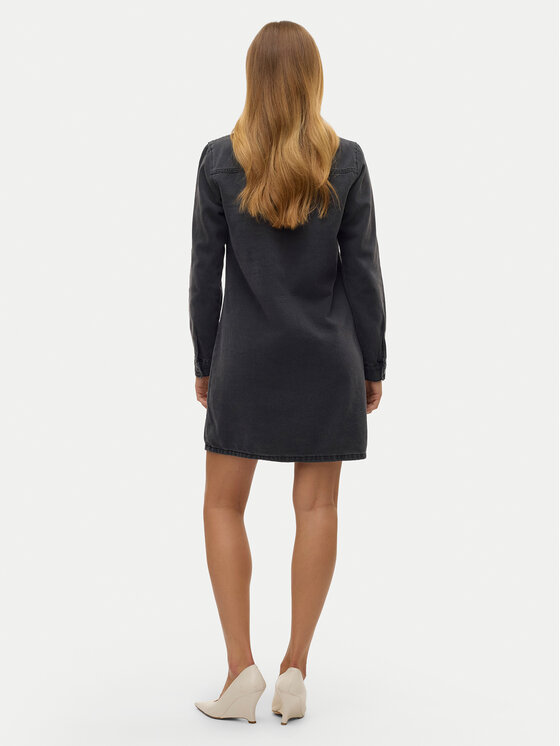 Vero Moda Vero Moda Джинсова сукня Jennie 10310968 Чорний Regular Fit