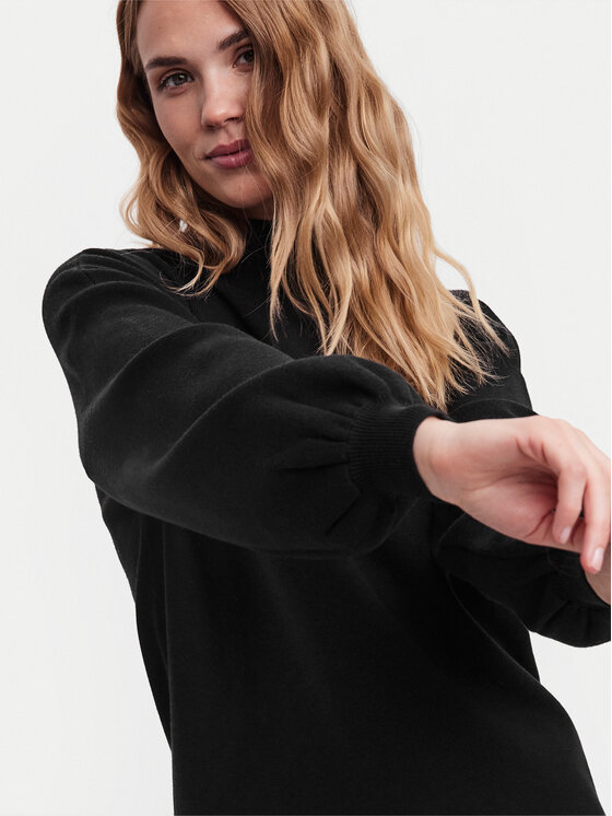 Vero Moda Vero Moda Плетена рокля Nancy 10249116 Черен Relaxed Fit