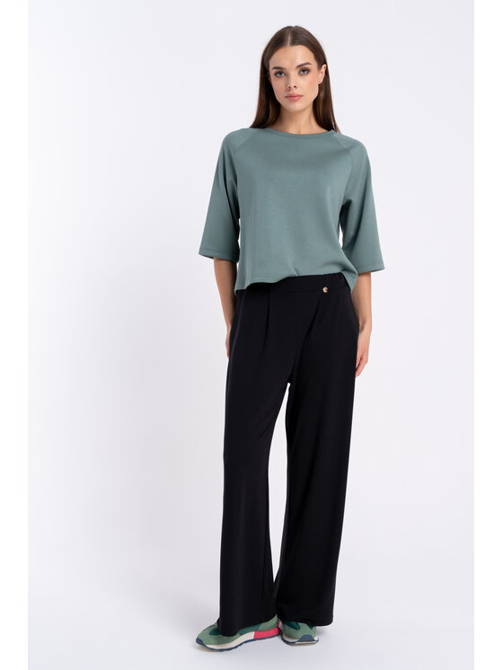 CLICK CLICK Μπλουζάκι 10-6919 Πράσινο Straight Fit