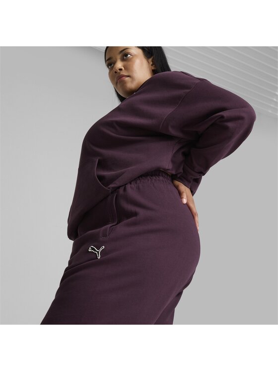 Puma Puma Spodnie dresowe 676805 Fioletowy Regular Fit