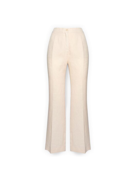 Elena Mirò Elena Mirò Pantaloni di tessuto P007P000494N002 Crema Regular Fit