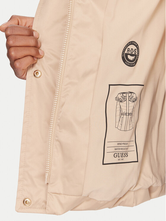 Guess Guess Пуховик W5BL31 W2802 Бежевий Regular Fit