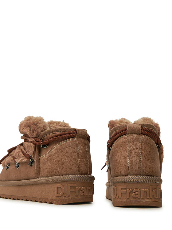 D.Franklin D.Franklin Lumesaapad Nordic TRK Fur Low Bomb DFSH370011 Pruun