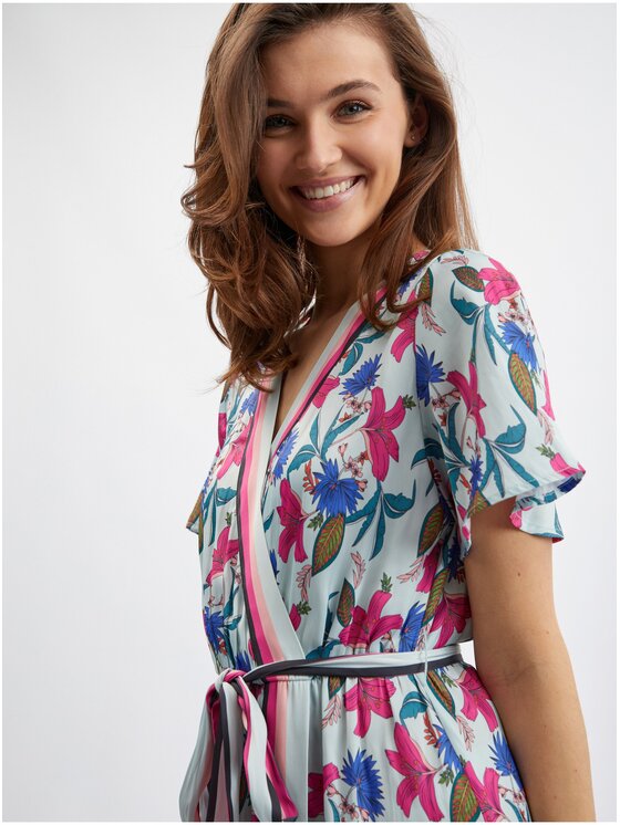 Orsay Orsay Sukienka 471714840000__38 Różowy Regular Fit