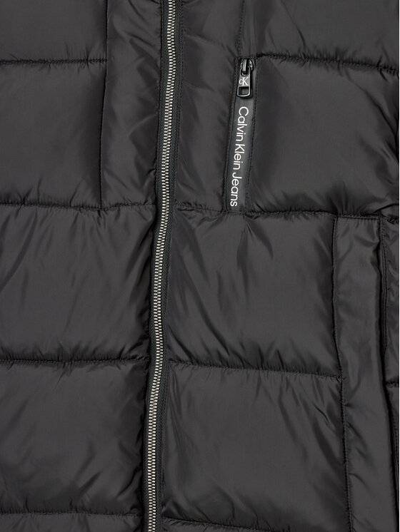 Calvin Klein Jeans Calvin Klein Jeans Μπουφάν χειμωνιάτικο Essential IB0IB02168 Μαύρο Relaxed Fit