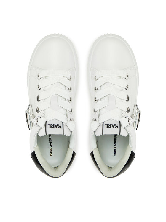 KARL LAGERFELD KARL LAGERFELD Sneakersy Kreeper Lo KL42376T Biały